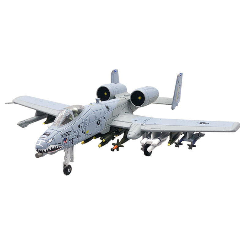 Diecast Metal Aircraft Model for Children, US A-10, A10 Thunderbolt II, Warthog, Attack Plane, Fighter, Boy Toy Gift, Escala 1:100