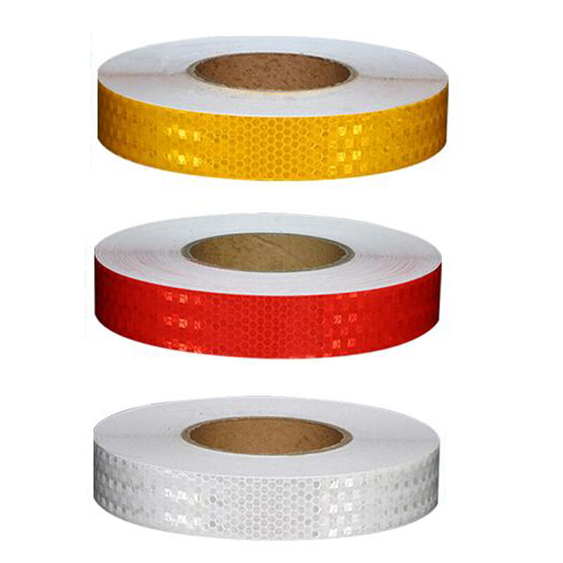 Car Reflective Tape Sticker Safety Mark Car Styling Self Adhesive Warning Tape Motorcycle Bicycle Film Decoration Tool