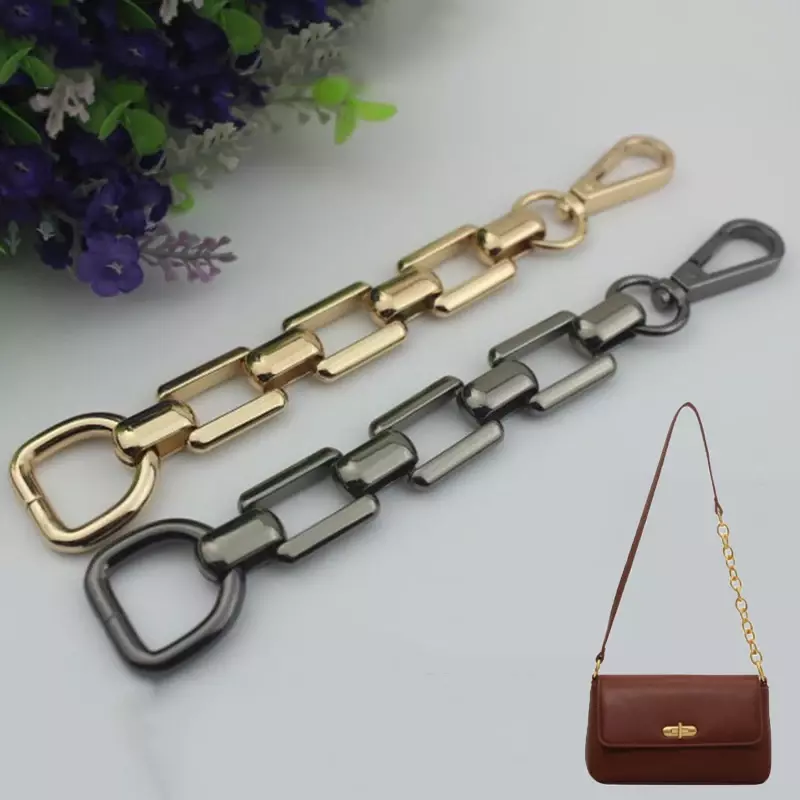 Bag Extension Chain Purse Chain Shoulder Crossbody Strap Handles Bag Accessories Handbag DIY Replacement Chains Charm Decoration