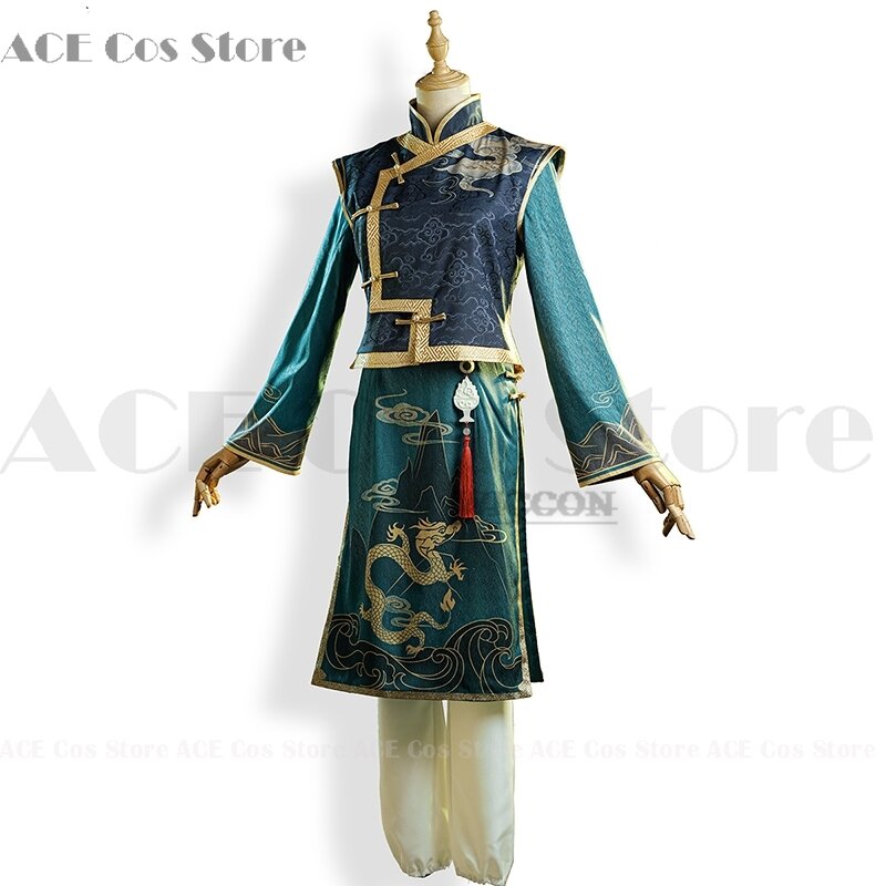 Identificyv Anime Game Survivor Edgar Valden Costume Cosplay pittore incensiere Skin Chi-pao Tangzhuang donna tradizionale Festival Set