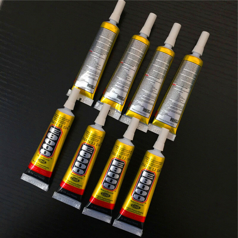 Zhanlida-E8000 Clear Glue para Reparação De Tela Do Telefone, Tecido De Jóias De Madeira, Roupas De Cristal, 15ml, 25ml, 50ml, 110ml