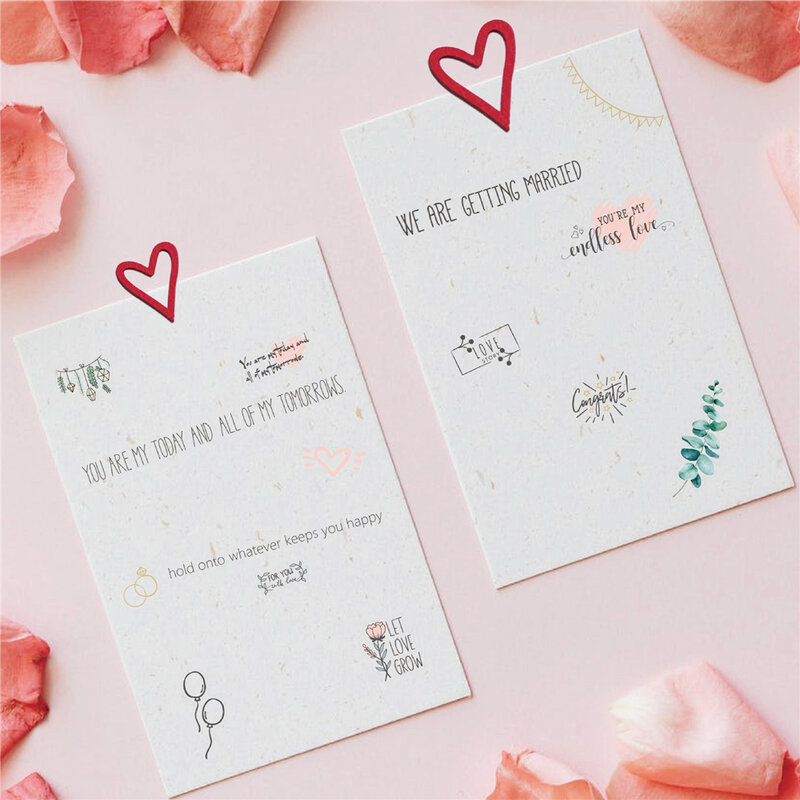 230pcs Wedding Bliss Stickers impermeabile rimovibile tema di nozze Love Eucalyptus piano di fidanzamento adesivi carini confezione regalo