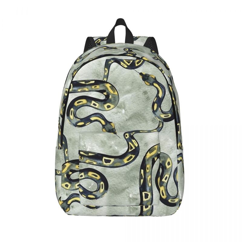 Snake Lover Backpack for Kindergarten Primary School Student Bookbag Boy Girl Kids Canvas Daypack Lightweight
