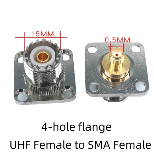 1Pc UHF Adapter SO239 PL259 UHF To SMA Male & Female RF Coaxial Straight RF Connector