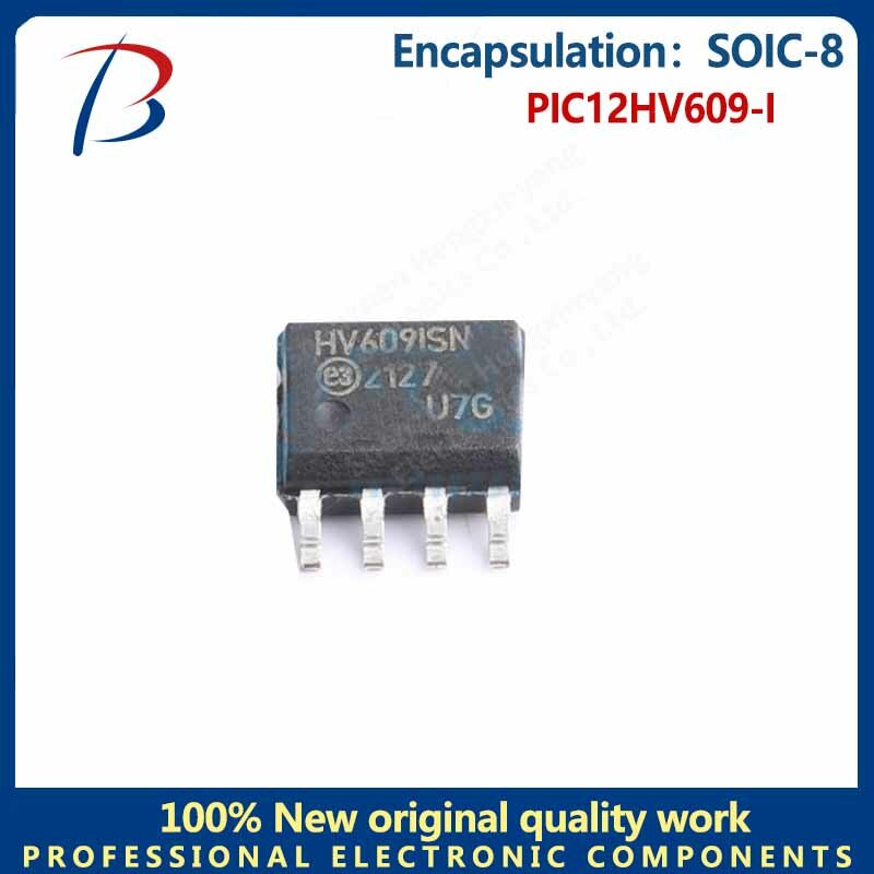 Chip microcontrolador piezas, paquete de 5 PIC12HV609-I, SOIC-8