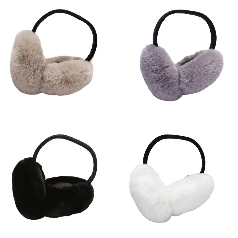 Unisex Ear Warmers Plush Winter EarMuffs Women Men Cold Proof Fashion Winter Earmuffs Solid Color Ear Warmer