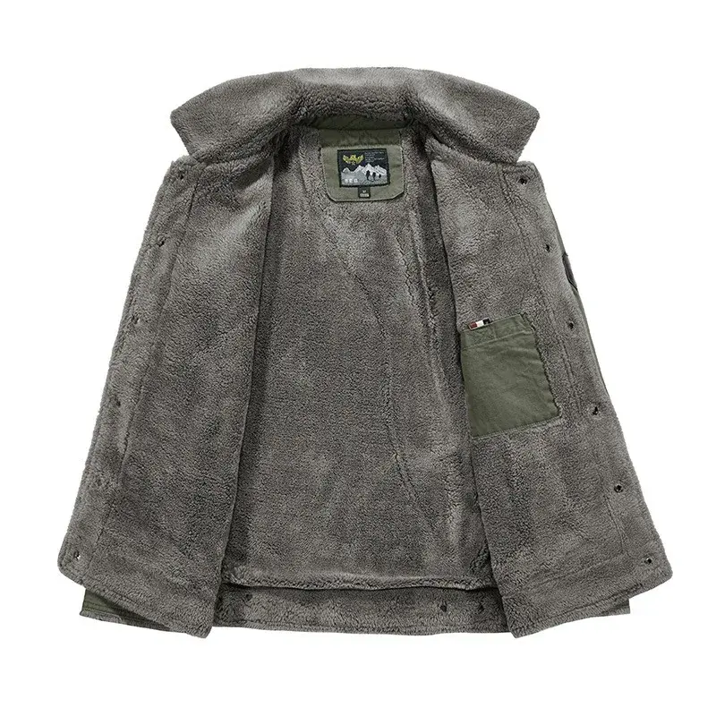 男性用の厚手のコットンジャケット,ゆったりとした冬服,ヨーロッパサイズ