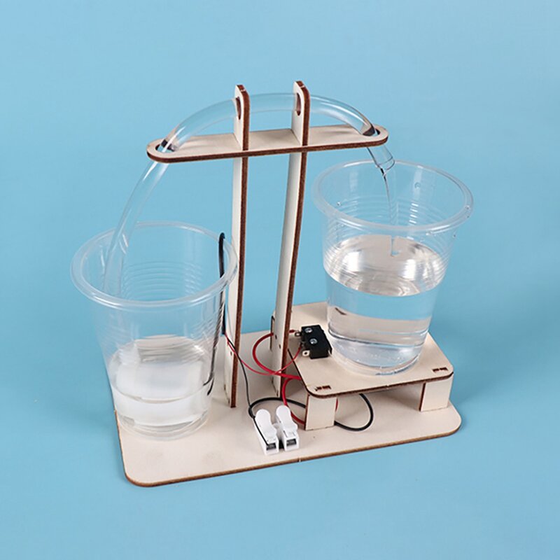 Pequeños inventos de Ciencia y Tecnología, fuentes para beber caseras, juguetes científicos, materiales de montaje Manual de bricolaje