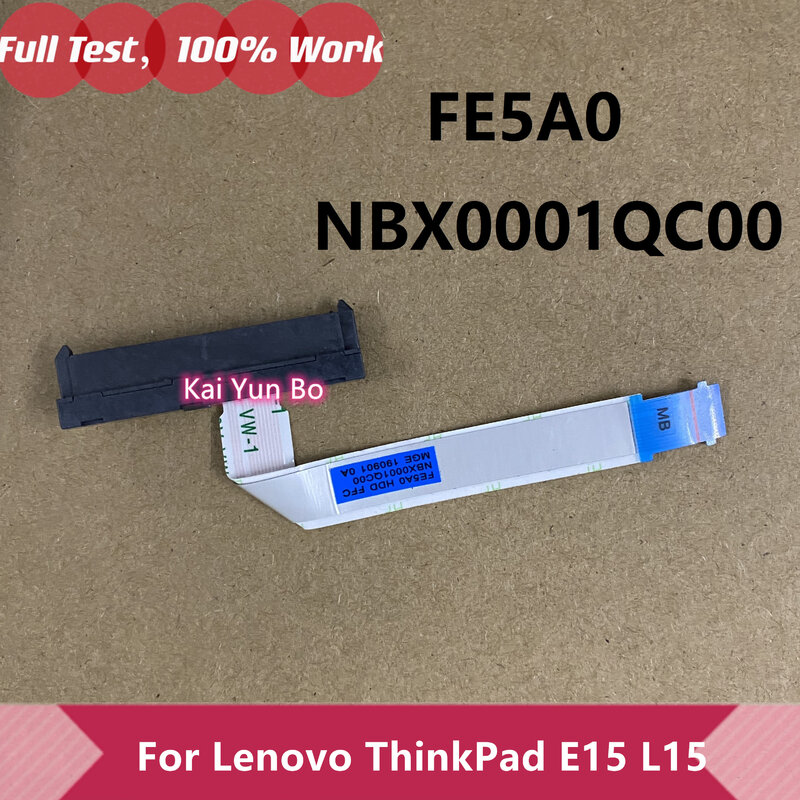 Genuíno Para Lenovo ThinkPad E15 L15 Laptop SATA SDD Disco Rígido HDD Cabo de conector FEE5A0 NBX0001QC00 NBX0001QC10