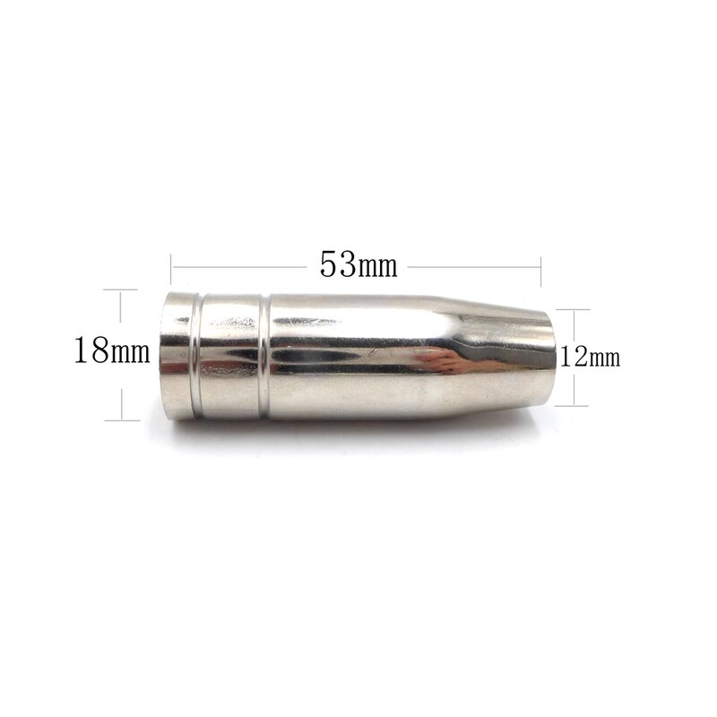 Pontas flexíveis do suporte da ponta do bocal do pescoço da cisne, MB15, 15AK, 0.6mm, 0.8mm, 0.9mm, 1.0mm, tochas MIG, 18pcs