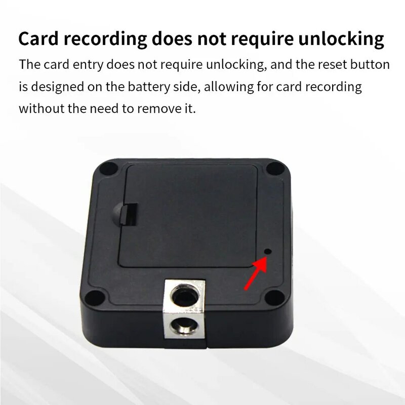 13.56mhz MF RFID kartu Ic kabinet kunci tersembunyi Mini tidak terlihat Laci kabinet pintu kunci listrik tertanam tanpa kunci nirkabel
