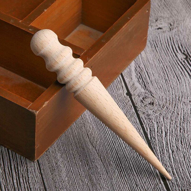 Hand Made Multi-Size Burnishing Rod para Handwork, artesanato em couro, bordas Slicker, madeira redonda, DIY Craft Tool