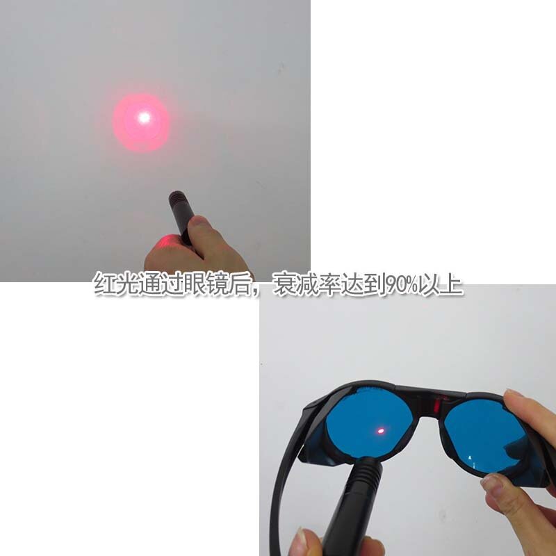Red Light Integrated Laser Goggles Anti-Blessing Attenuation Goggles