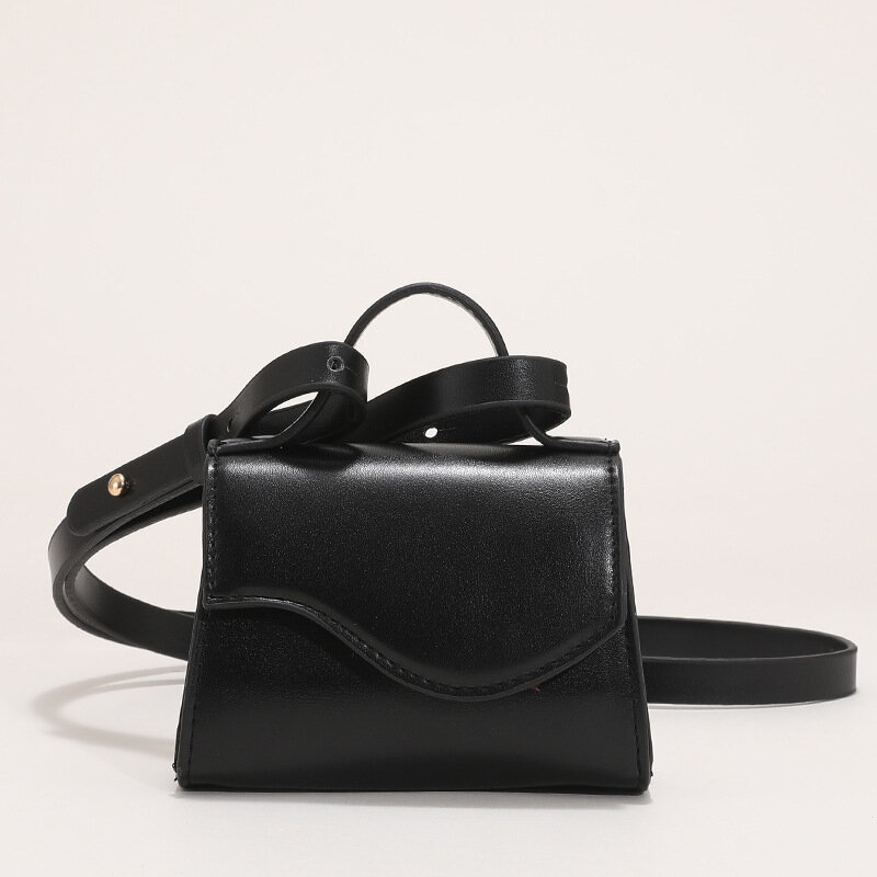 Mini Cute Crossbody Bags For Women Small Phone Top Handle Shoulder Bags Solid Color Flap Purse Simple Messenger Bag Mini Purse