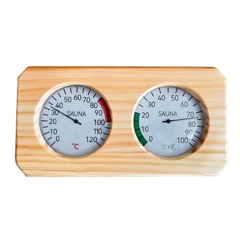 Accurate 2 in 1 Sauna Temperature & Humidity Gauge Temperature & Humidity Measurement Monitors Indoor Conditions Durable