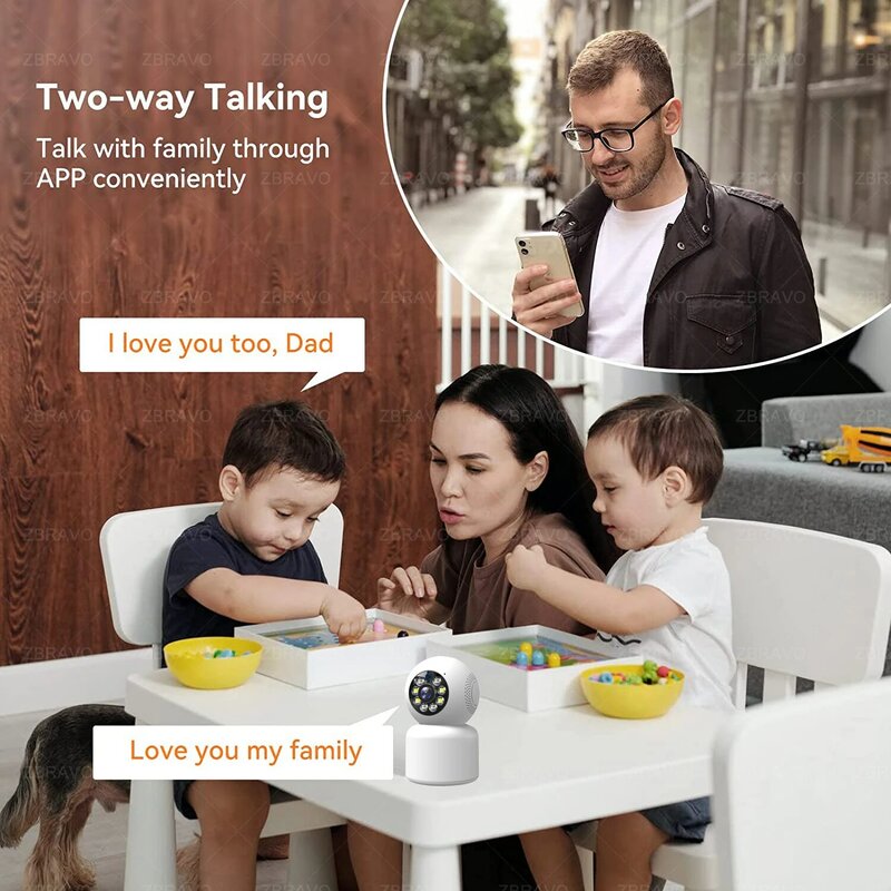 Yoosee 2MP 3MP Home Security Wifi Camera Wireless IP Camera Baby Monitor Pan Tilt Remote Control Two Way Audio Night Vision CCTV