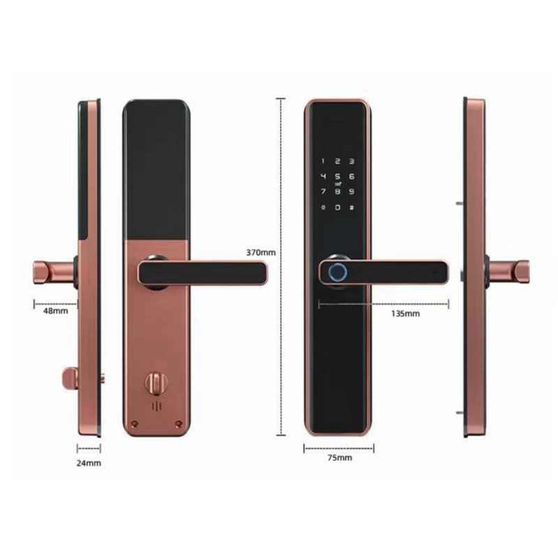 Smart Lock M1 Smart Home Systeem Volautomatisch Veiligheidsdeurslot Elektrische Sleutelloze Digitale Vingerafdruk Combinatie Smart Lock