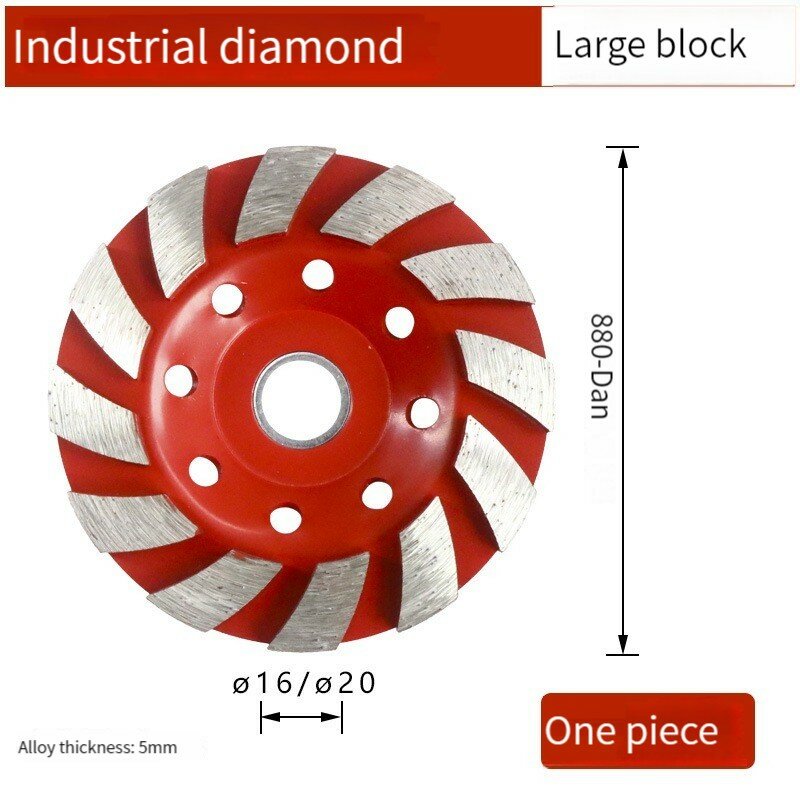 Mola diamantata disco a forma di ciotola tazza abrasiva pietra cemento granito ceramica disco da taglio pezzo utensili elettrici