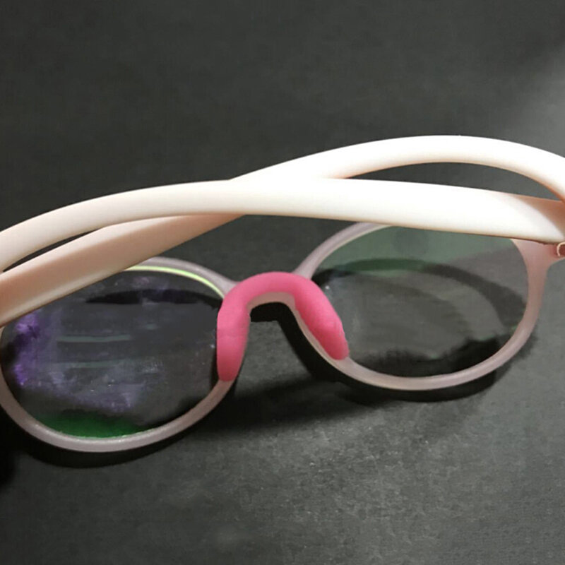 1pc U Shape Anti-Slip Nose Pad Silicone Stick On Pad Eyeglass Sunglasses Eye Glasses Accessories