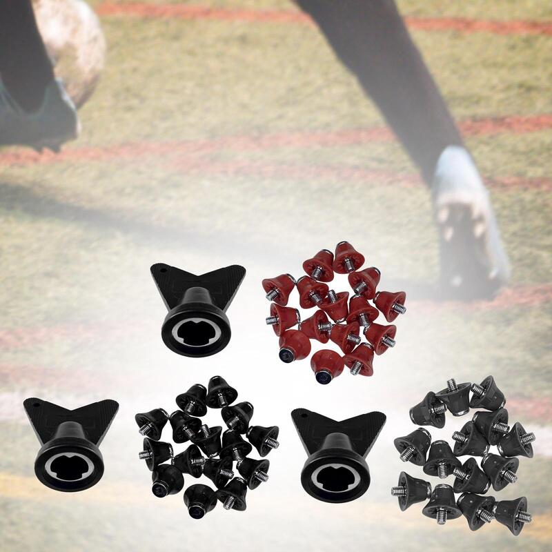 Pinchos de repuesto para botas de fútbol, accesorio portátil con tornillo de rosca de 5mm de diámetro, para competición atlética, 12 piezas