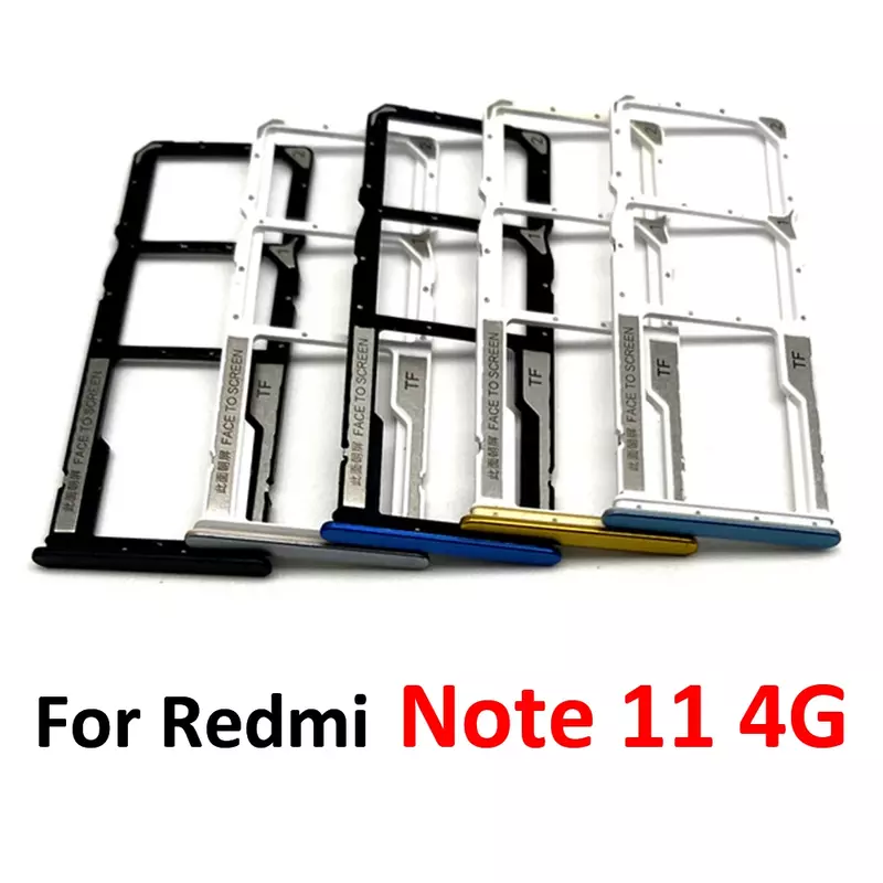 Cajón de Chip de ranura para tarjeta SIM, adaptador de soporte de bandeja de tarjeta SD para Xiaomi Redmi Note 10 Pro / Note 11, 4G + Pin Tool, 100% Original, nuevo