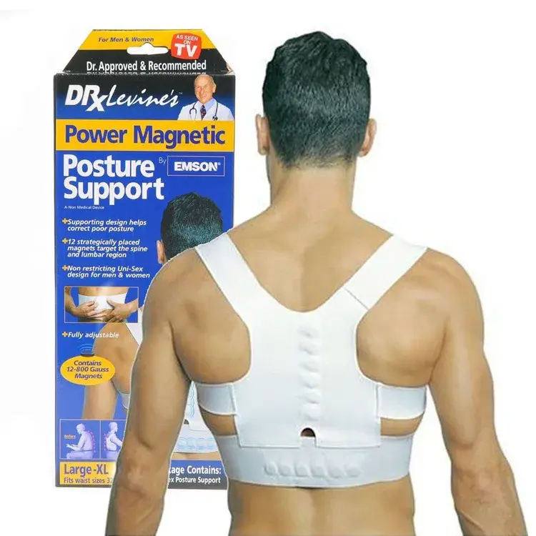 Corsetto correzione schiena correttore postura magnetica tutore supporto lombare sollievo dal dolore per bambino adulto donna uomo cintura di sostegno schiena