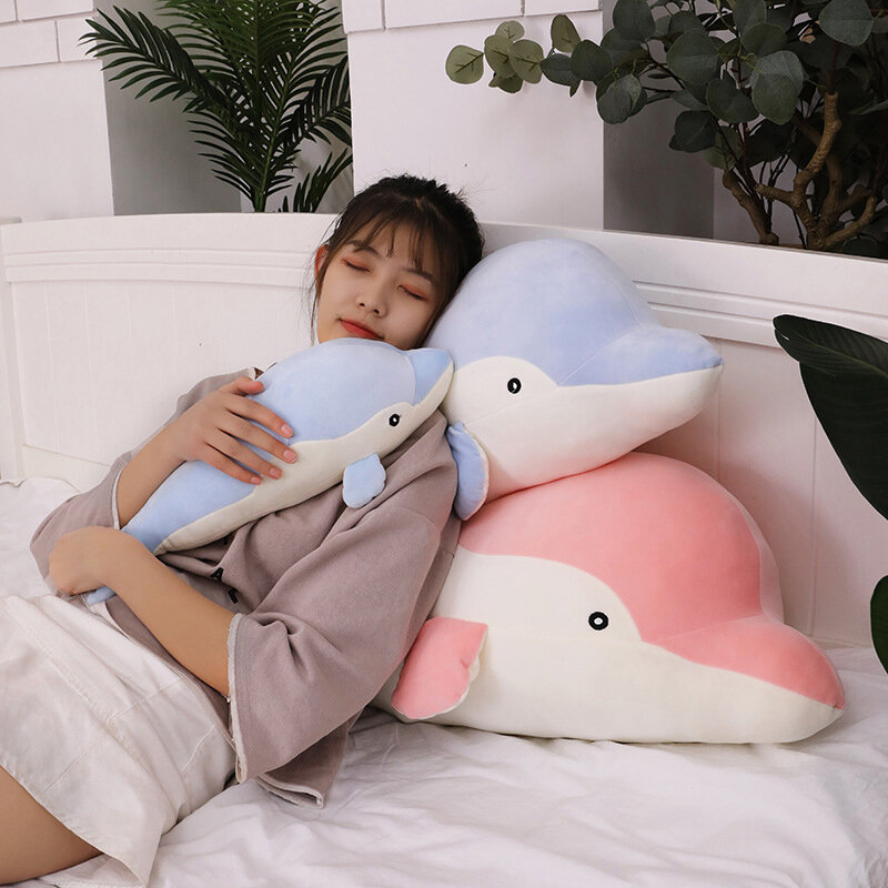 30cm/35cm/50cm Lovely Dolphin Plush Toy Stuffed Soft Cute Animal Dolls Sofa Decor Baby Pillow Gifts 8cm/10cm