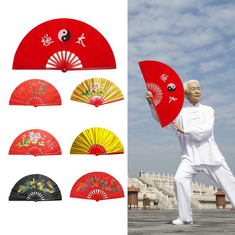  Folding Bamboo Fan Hand Silk Cloth DIY Chinese Wooden Antiquity Fans DIY Calligraphy Painting Fan For Party Decoration Gift