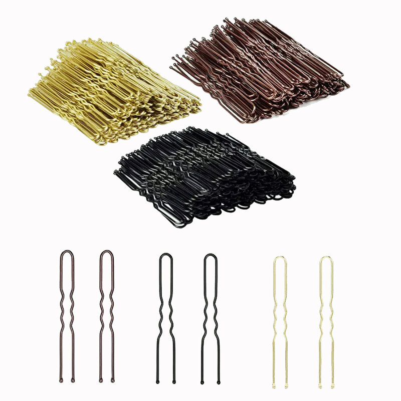 Invisible 60mm Hair Pin And Clips U Shape For Headpiece Women Hairpins Accessories Bride Wedding Head Jewelry Decoration Gift