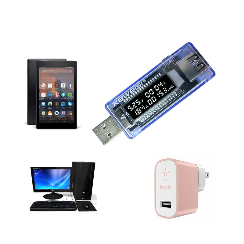 Testeur de capacité de tension de batterie, USB, tension de courant, médecin, chargeur, testeur de capacité, détecteur de puissance Mobile