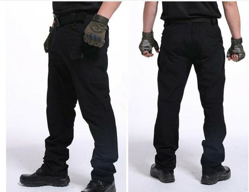 Pantalones Cargo tácticos para hombre, pantalón clásico de camuflaje militar con múltiples bolsillos, ideal para senderismo al aire libre