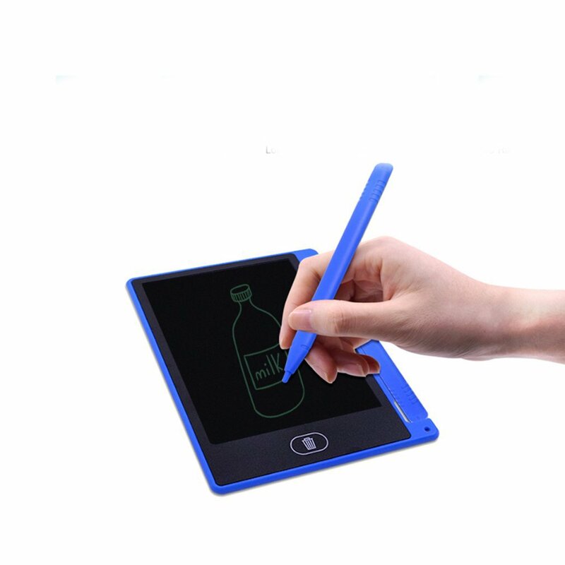 Novo 4.4 Polegada lcd almofada de escrita elétrica digital crianças desenho placa escrita portátil facilmente excluir almofadas desenho