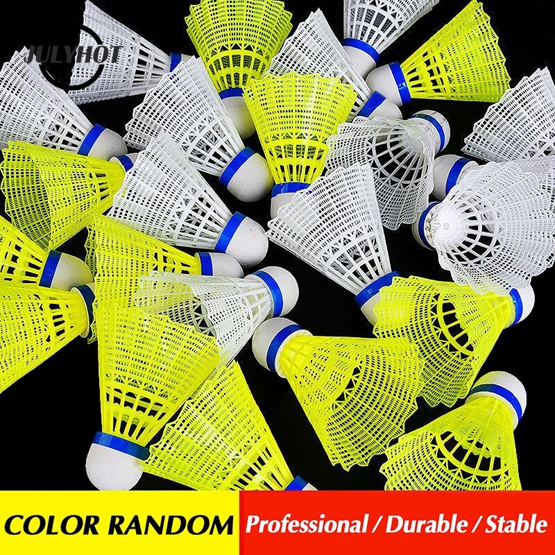 Volantes de Nylon Badminton com Grande Estabilidade, Bolas De Treinamento, Duráveis, Interior, Exterior, Esportes, 1Pc