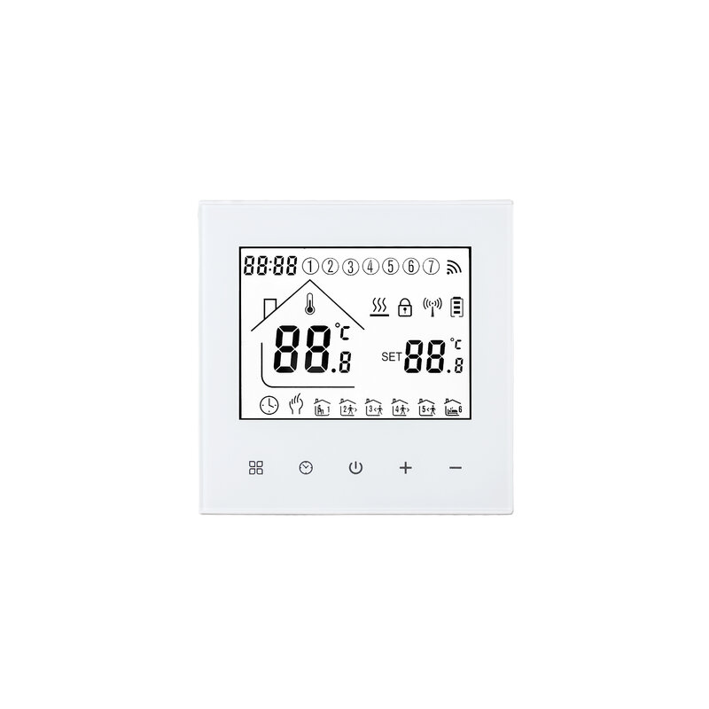 M4ahgb wifi smart heizungs thermostat lcd display sprach steuerung alexa tuya alice/elektrisch/wasser boden temperatur regler