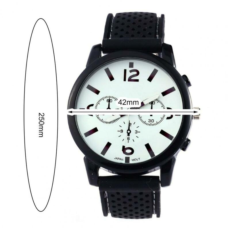 นาฬิกาควอตซ์แบบพกพาปรับชาย Breathable Hollow หลุมกีฬานาฬิกาสำหรับชายแฟชั่นร้อนขายรถ Rim นาฬิกาข้อมือ