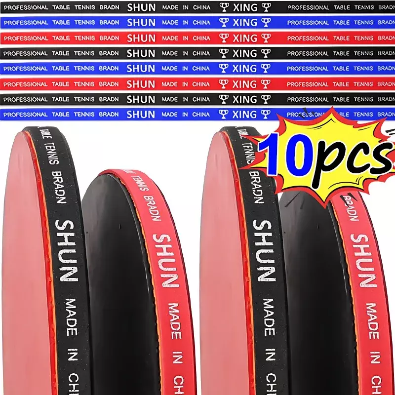 2/10Pcs Professional Ping Pong Bat Protective Side Tape Table Tennis Racket Edge Tape Accessories Protector Strip Accessories