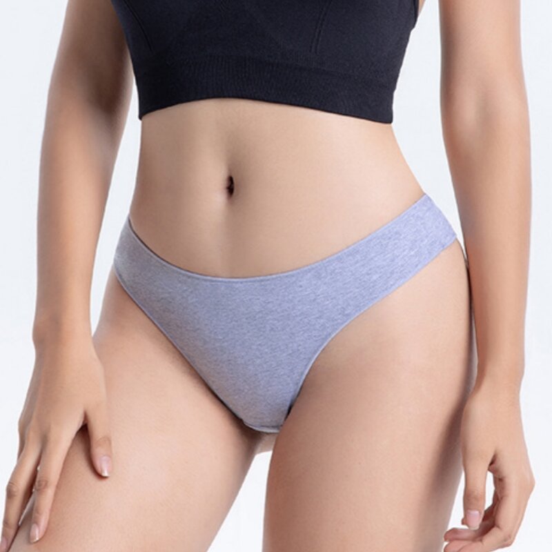 3Pcs M-XXL Cotton Underwear Seamless Panties For Women Low Rise Briefs Female Solid Color Comfort Pantys Breathable Lingerie