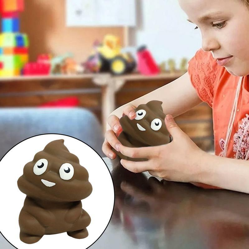 Poop Stress Toy Squeezy Stress Toys Tear Resistant Elastic Novelty Stress Balls For Kids For Home Party Stocking Stuffers Stress