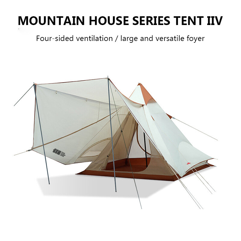 Ультралегкий водонепроницаемый вигвам с защитой от УФ-лучей, автоматический навес для пикника, палатки для кемпинга на открытом воздухе для нескольких человек