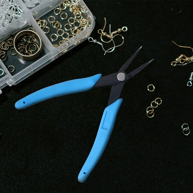 Pinzas de cadena para fabricación de joyas, alicates de punta fina, alicates de flexión de alambre de precisión, Alicates de punta de aguja, equipo de taller, herramientas manuales