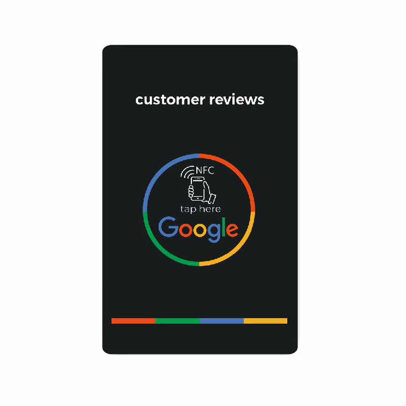 Cartões NFC Universal, Google Review Card, Aumente seus custos