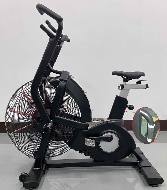 Commercial Fan Exercise Bike Upright AirBike Indoor Cycling Stationary Bicycle Cardio Fitness Equipment Exercise Air bike