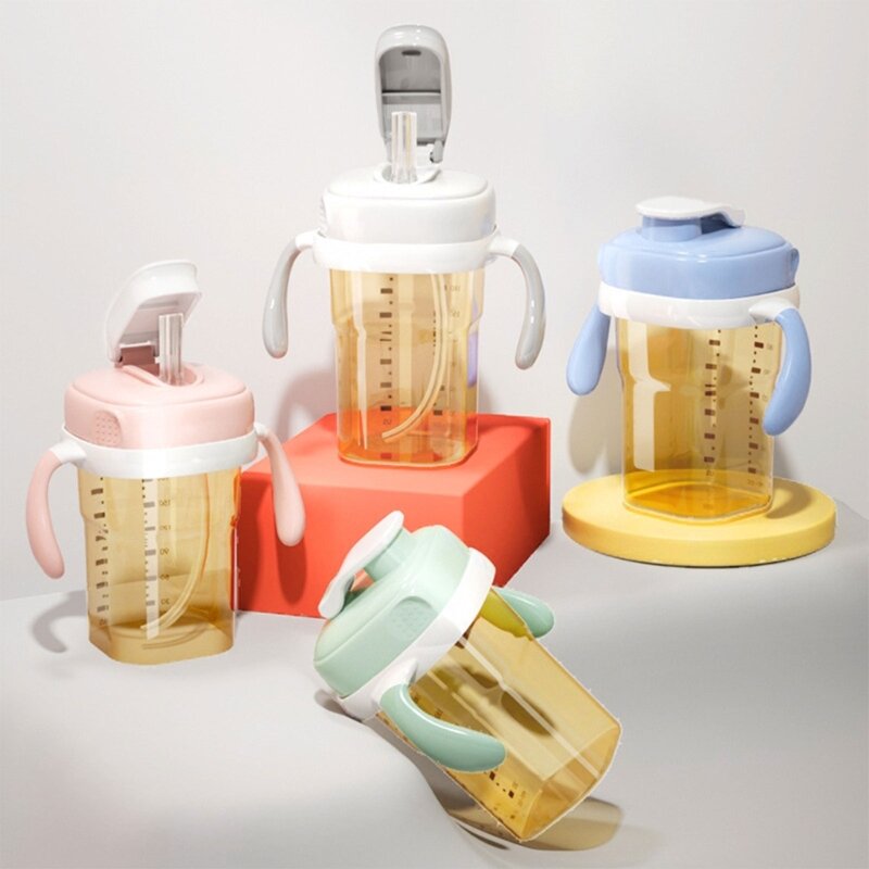 Cubierta de silicona de repuesto para biberón de bebé, tapas de taza para beber, tapa de taza de paja para niños, accesorios de botella Hegen