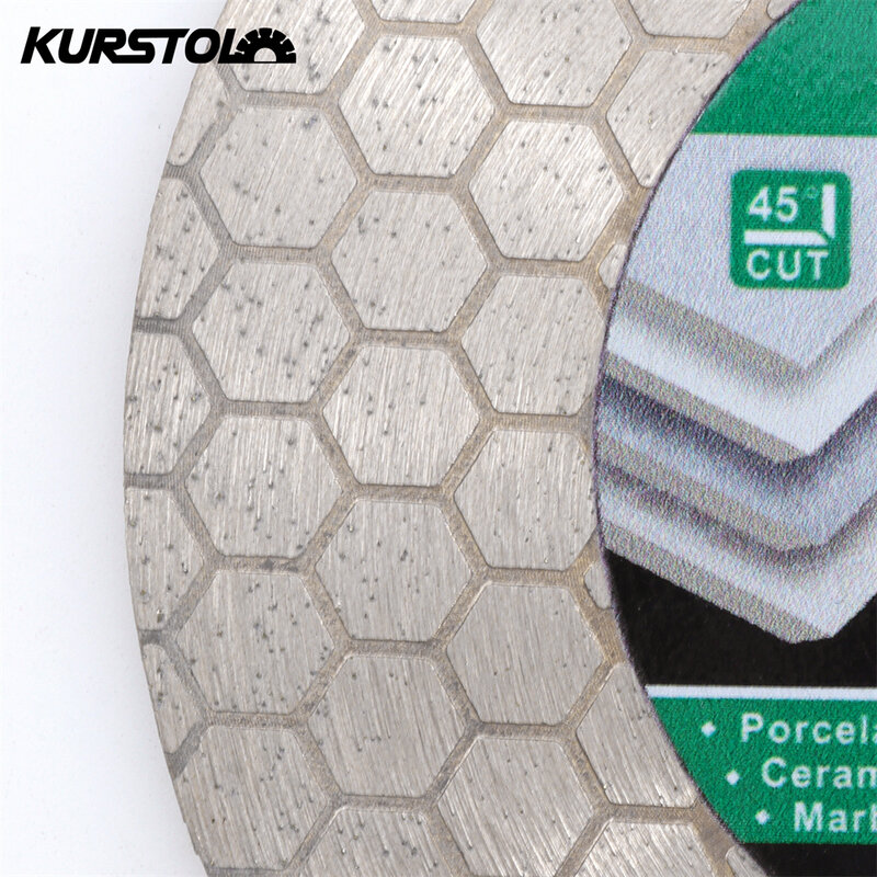 Kursty-disco de corte de diamante de doble cara, amoladora de cerámica y granito, hoja de sierra de corte de azulejos de mármol, 105/115/125mm