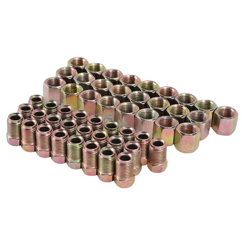 Tuercas de tornillo de tubo de freno, accesorios de tubería de cobre OD, 50 piezas, macho/hembra, M10 x 1mm, 3/16 pulgadas