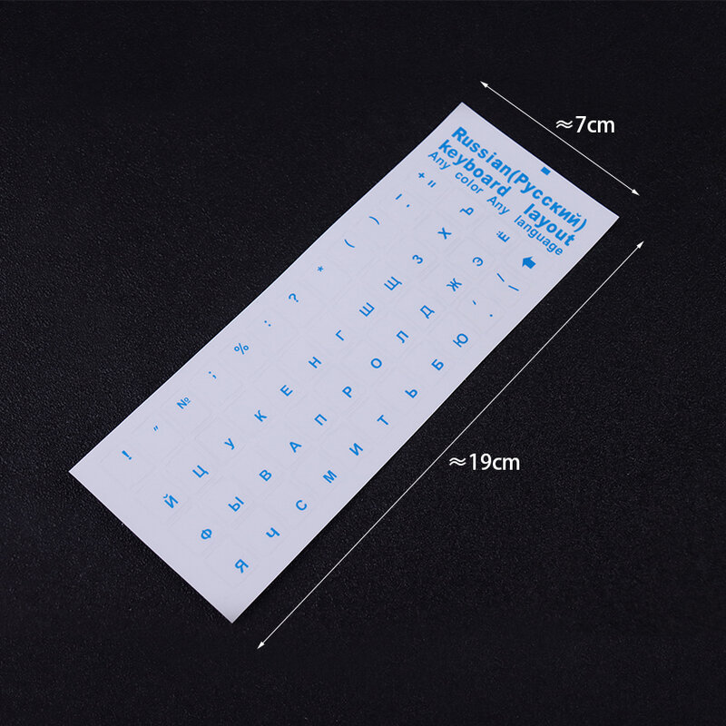 1Pc Clear Russische Sticker Film Taal Brief Toetsenbord Cover Voor Notebook Computer Pc Dust Protection Laptop Accessoires