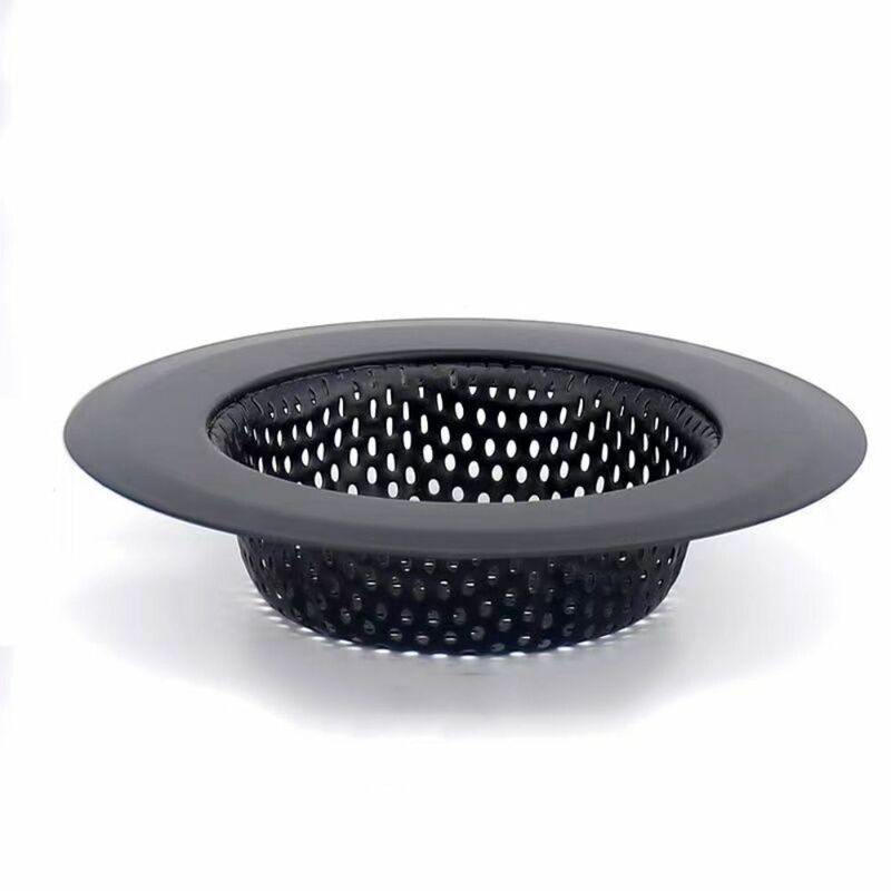 Filtro per lavello da cucina in acciaio inossidabile nero filtro generico Anti intasamento lavello scarico bagno pavimento lavabo tappo per capelli