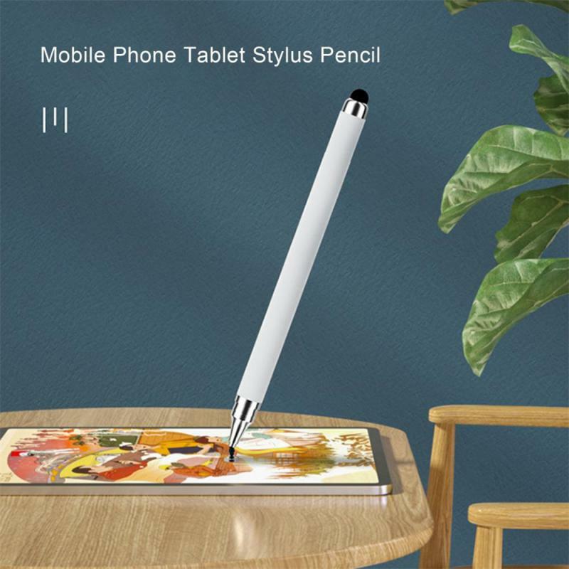 Pena Stylus 2-In-1 Universal, untuk iOS Android, pena sentuh menggambar kapasitif untuk iPad Tablet ponsel pintar