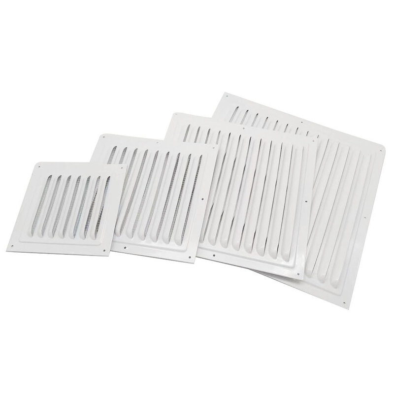 Aluminum Alloy Air Ventilation Cover Louver Ducting Ceiling Ventilation Grill Cover Heating Cooling Ventilator Mesh