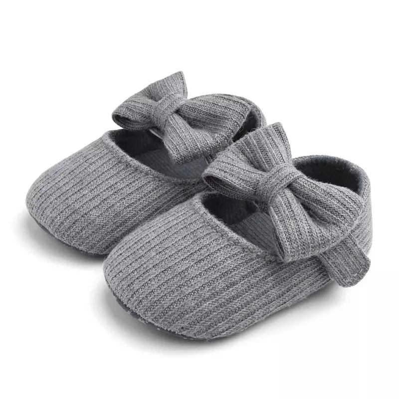 Baby Girl Soft Sole Shoes Infant Toddler Knitted Cute Shoes Little Girl First Walkers One Year Old Baby Girl Shoes
